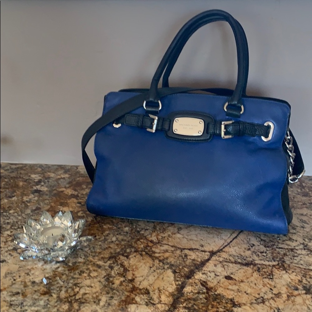Michael kors crossbody tote dual tone bag